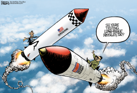 NORTH KOREA MISSILE by Nate Beeler