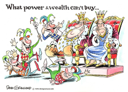 POWER AND WEALTH by Dave Granlund