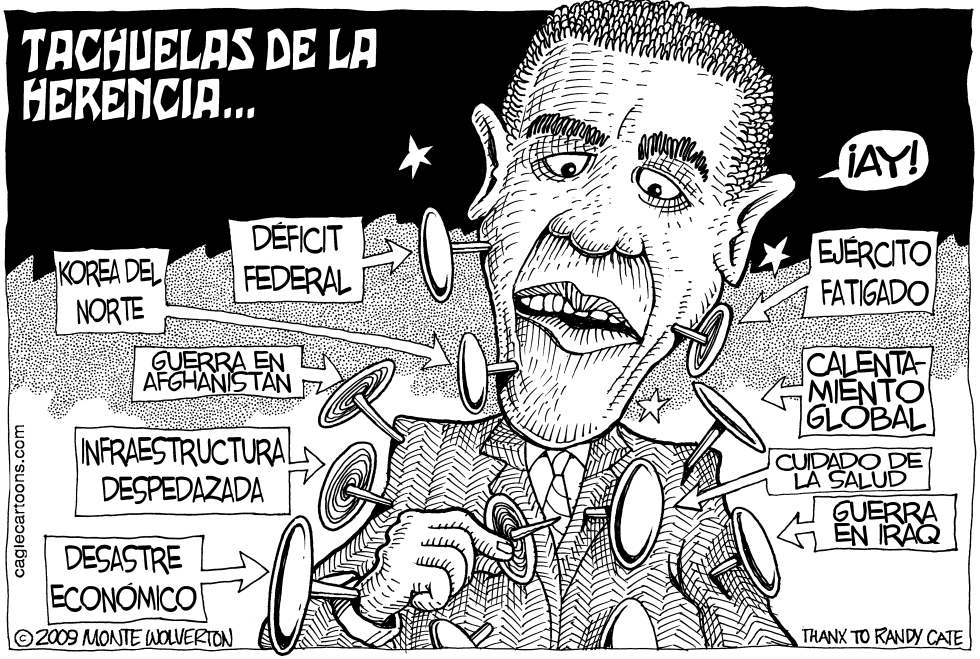  TACHUELAS DE LA HERENCIA DE OBAMA by Wolverton