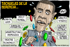 TACHUELAS DE LA HERENCIA DE OBAMA  by Wolverton