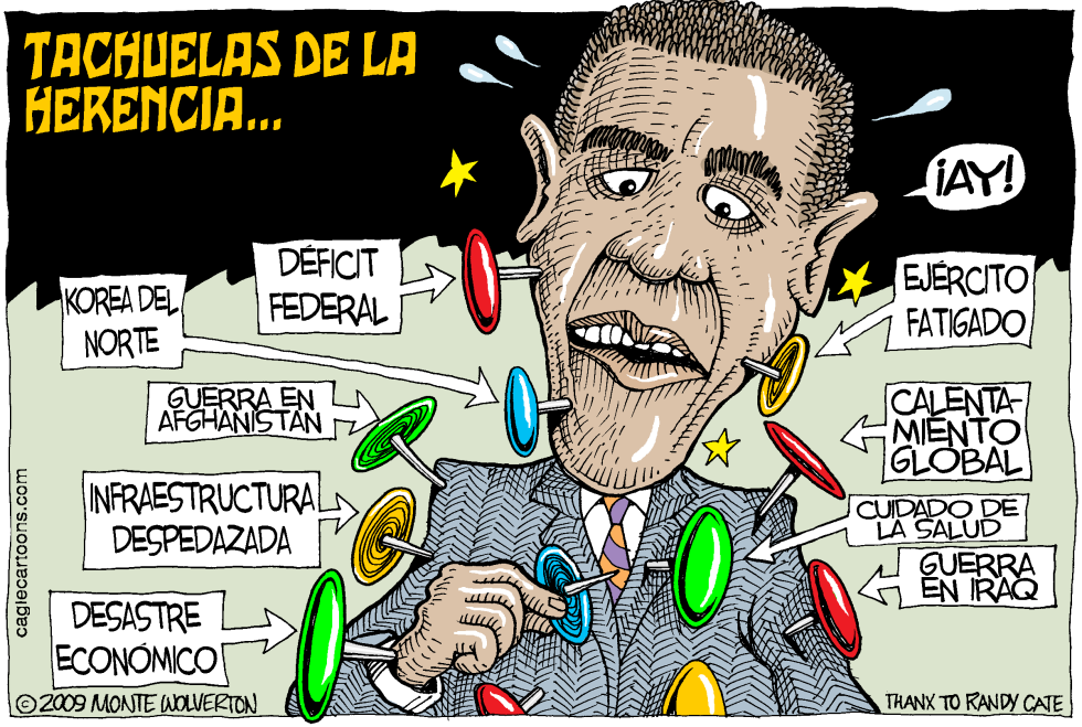  TACHUELAS DE LA HERENCIA DE OBAMA  by Wolverton