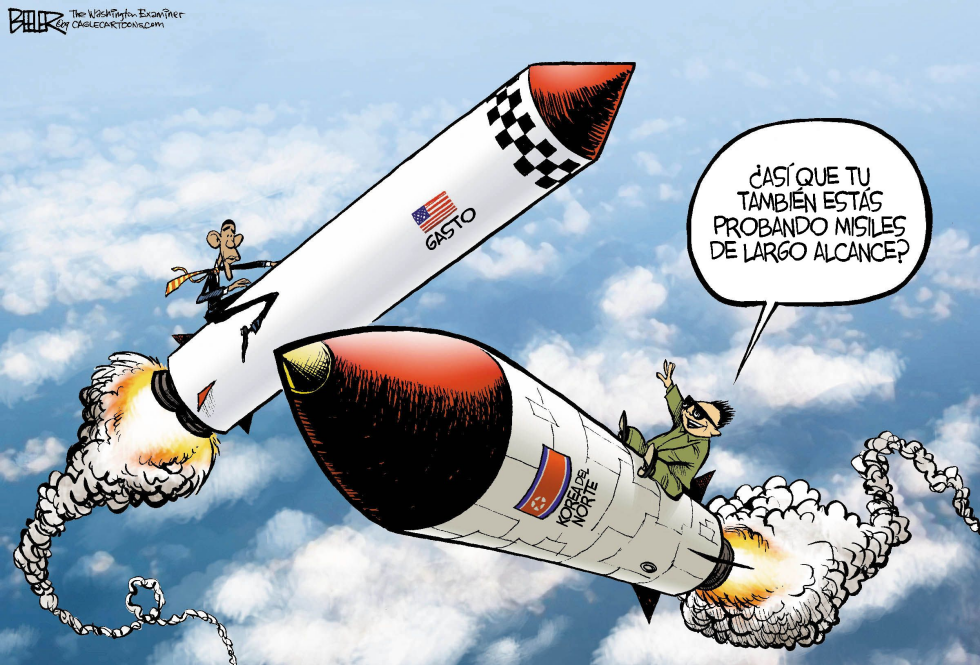  MISIL DE KOREA DEL NORTE  by Nate Beeler