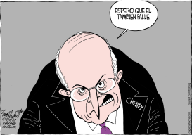 DICK CHENEY  by Bob Englehart