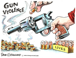 US GUN VIOLENCE by Dave Granlund