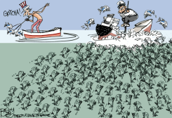 SOMALI PIRATES by Pat Bagley