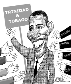 OBAMA EN TRINIDAD Y TOBAGO by Arcadio Esquivel