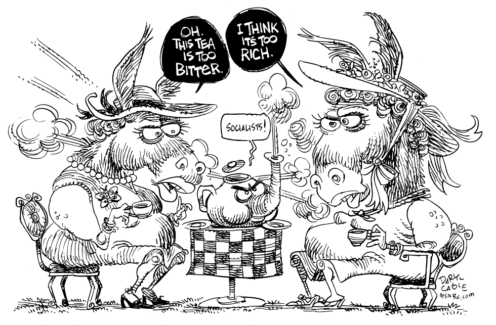  TEA PARTY AND GOP POT by Daryl Cagle