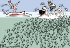 PIRATAS DE SOMALIA  by Pat Bagley