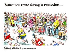 BOSTON MARATHON 2009 by Dave Granlund