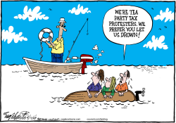 TEA PARTY by Bob Englehart