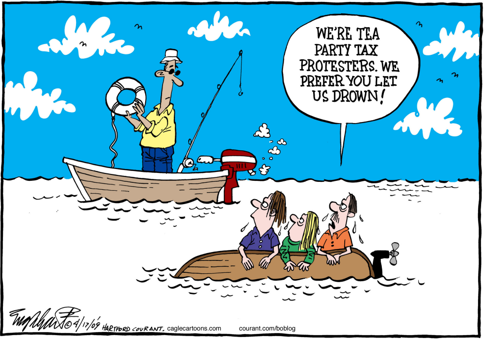  TEA PARTY by Bob Englehart