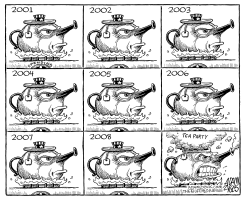 TEA PARTY TIMING by Adam Zyglis