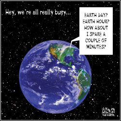 EARTH DAY, WEDNESDAY by Aislin