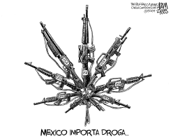 MEXICO IMPORTA DROGA by Adam Zyglis