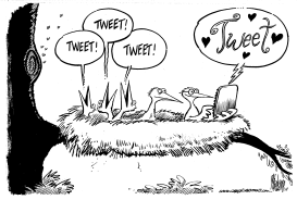 TWEET TWEET TWITTER by Mike Lane