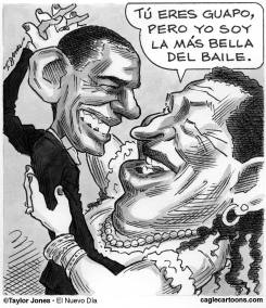 BARACK OBAMA AND HUGO CHAVEZ - SPANISH by Taylor Jones