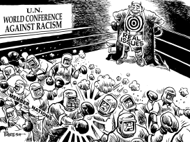 FIGHTING RACISM by Paresh Nath