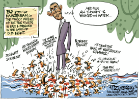 OBAMA CRITICS by David Fitzsimmons