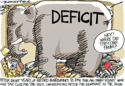 AN INCONVENIENT DEFICIT by Pat Bagley