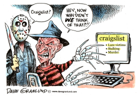 CRAIGSLIST MURDER by Dave Granlund