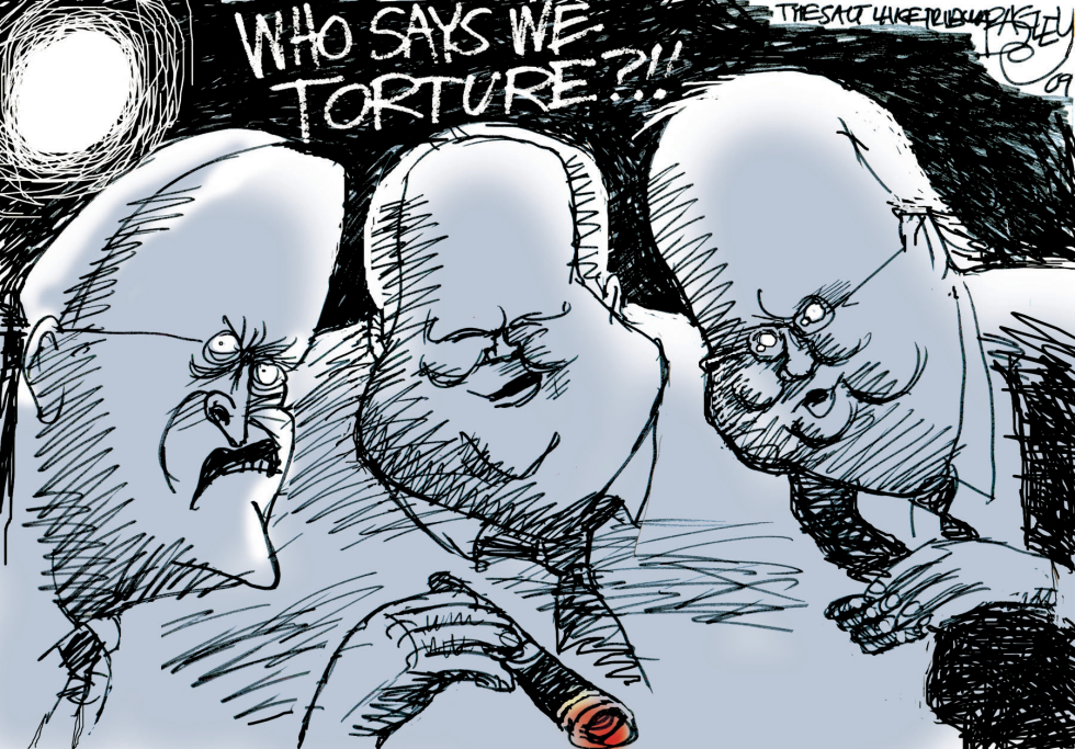  TORTURE TRIO by Pat Bagley