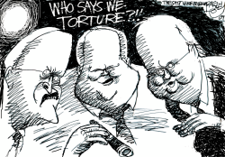 TORTURE TRIO by Pat Bagley