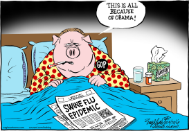 SWINE FLU by Bob Englehart