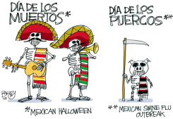 DIA DE LOS PUERCOS  by Pat Bagley