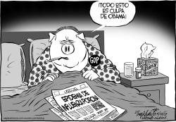 INFLUENZA PORCINA by Bob Englehart