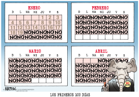 LOS PRIMEROS 100 DIAS DE NO  by RJ Matson