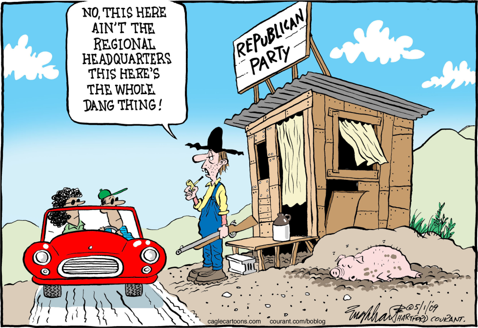  2009 REPUBLICAN PARTY by Bob Englehart