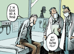 DETECTING THE FLU by Patrick Chappatte