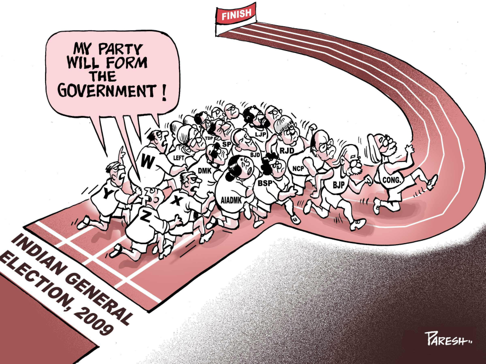  INDIAN POLL RACE by Paresh Nath