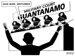 OBAMA, MILITARY COURTS by Rainer Hachfeld