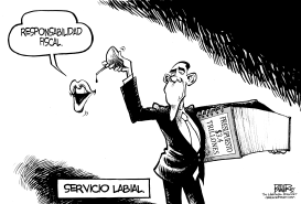 SERVICIO LABIAL DE OBAMA by Nate Beeler