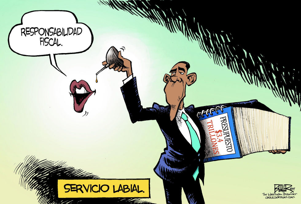  SERVICIO LABIAL DE OBAMA  by Nate Beeler