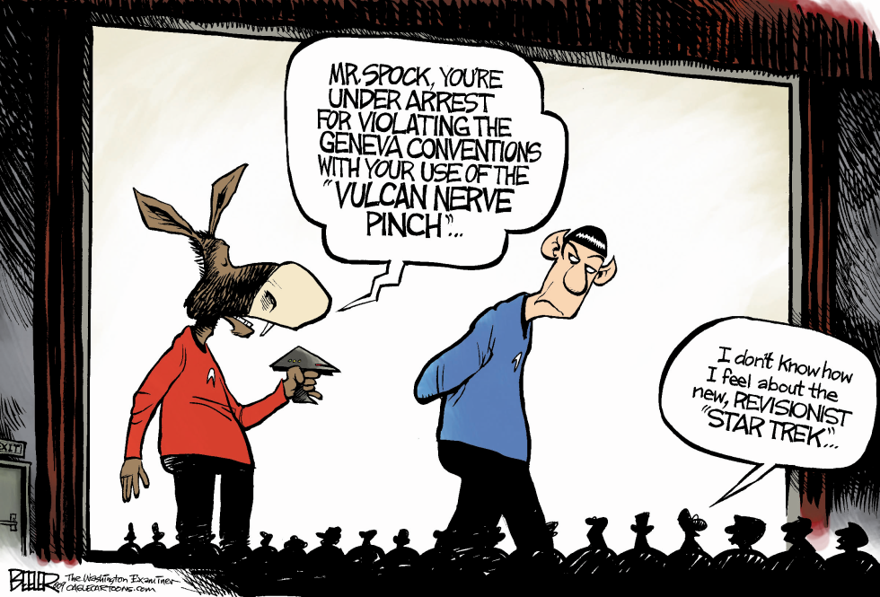  STAR TREK TORTURE by Nate Beeler