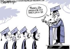 GRADUATION 09 by David Fitzsimmons