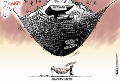 SAFETY NETS by Nate Beeler