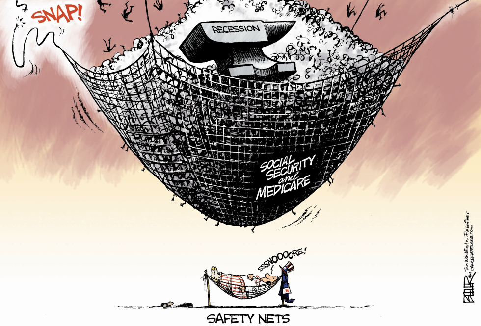  SAFETY NETS by Nate Beeler