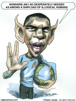 BARACK OBAMA - STAR TREK by Taylor Jones