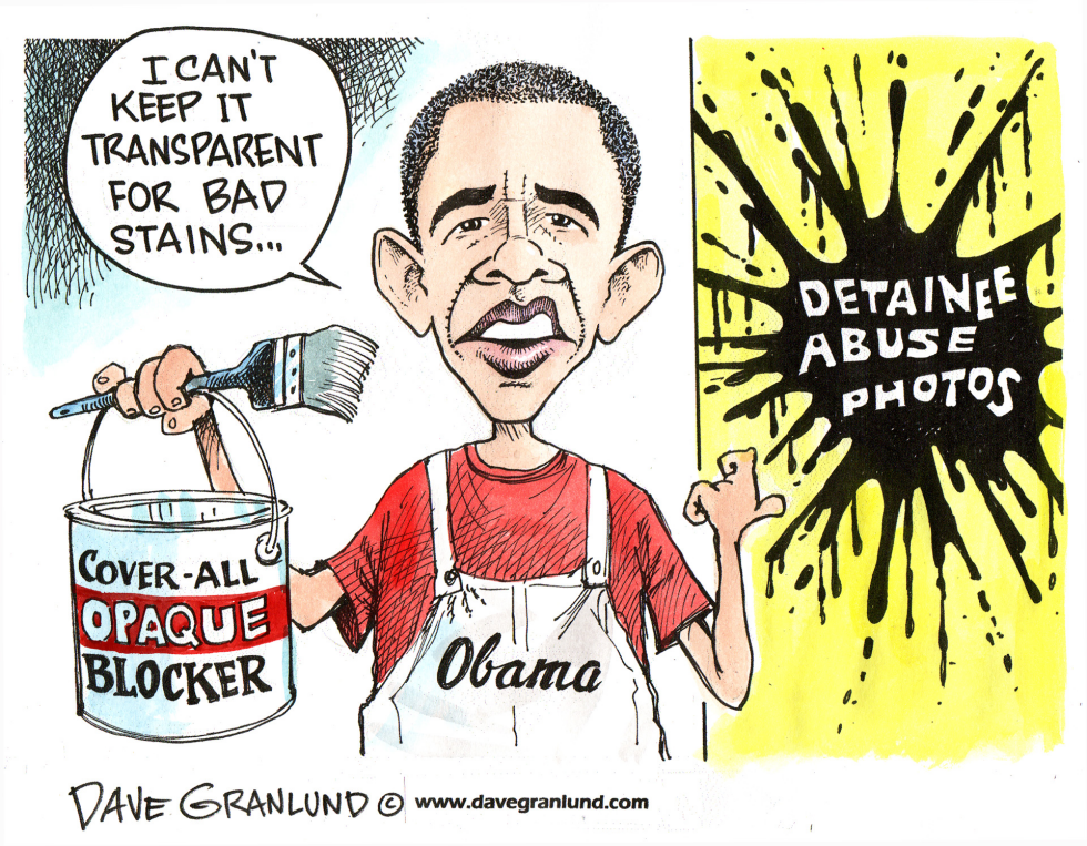  OBAMA AND TRANSPARENCY by Dave Granlund