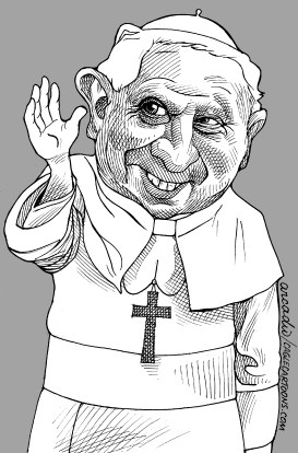 BENEDICTO XVI by Arcadio Esquivel