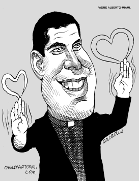 PADRE ALBERTO MIAMI by Arcadio Esquivel