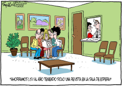 AHORROS EN EL CUIDADO DE LA SALUD  by Bob Englehart