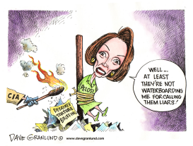 PELOSI VS CIA by Dave Granlund