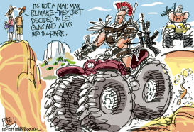 GUNS IN PARKS by Pat Bagley