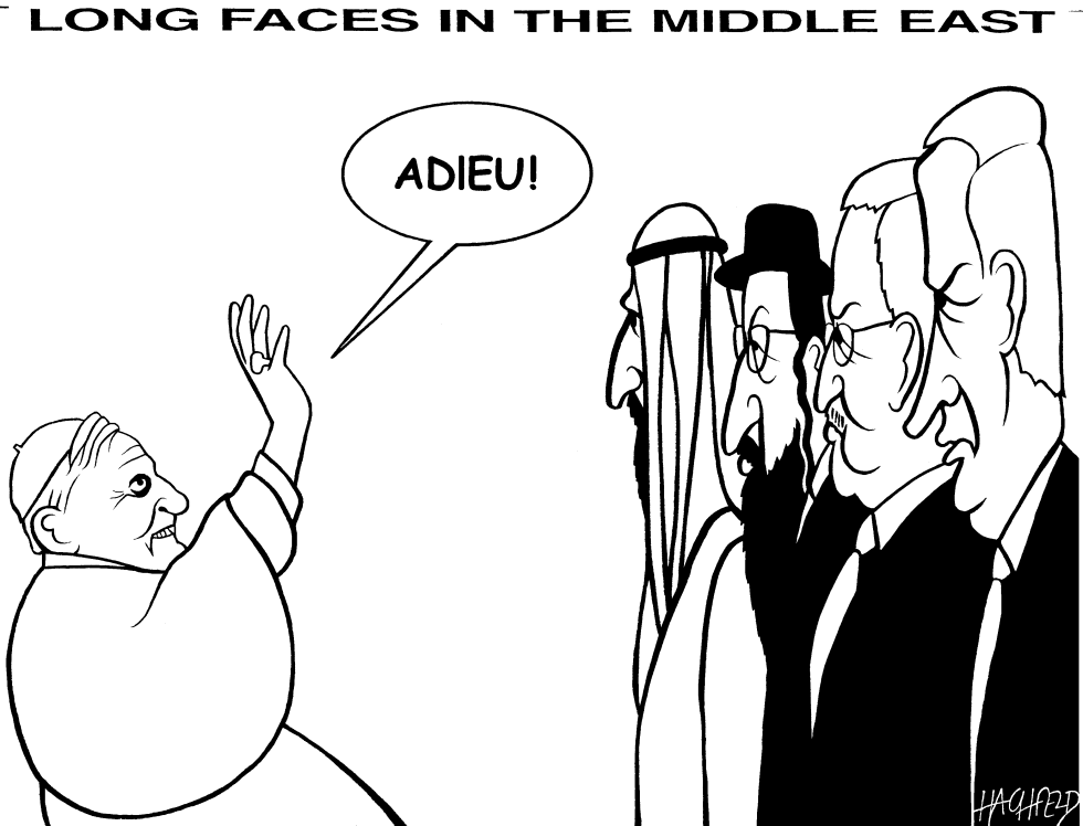  POPE IN THE MIDDLE EAST by Rainer Hachfeld