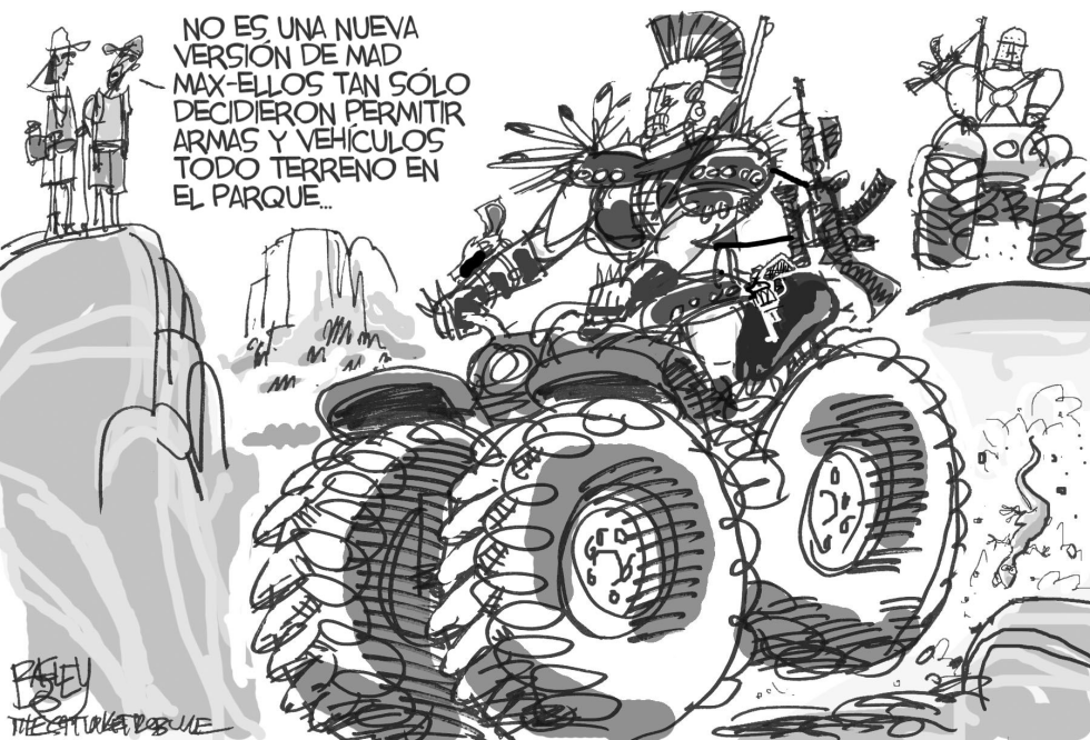  ARMAS EN LOS PARQUES by Pat Bagley