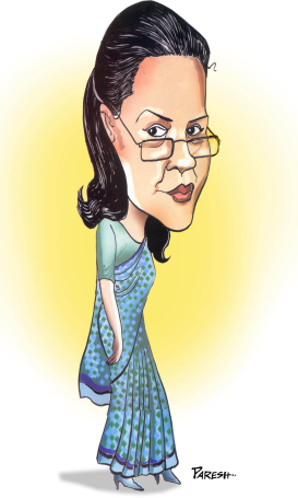 SONIA GANDHI by Paresh Nath